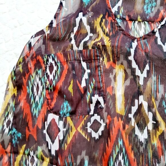 Show Me Your Mumu aztec tank top boho lightweight - Picture 4 of 7